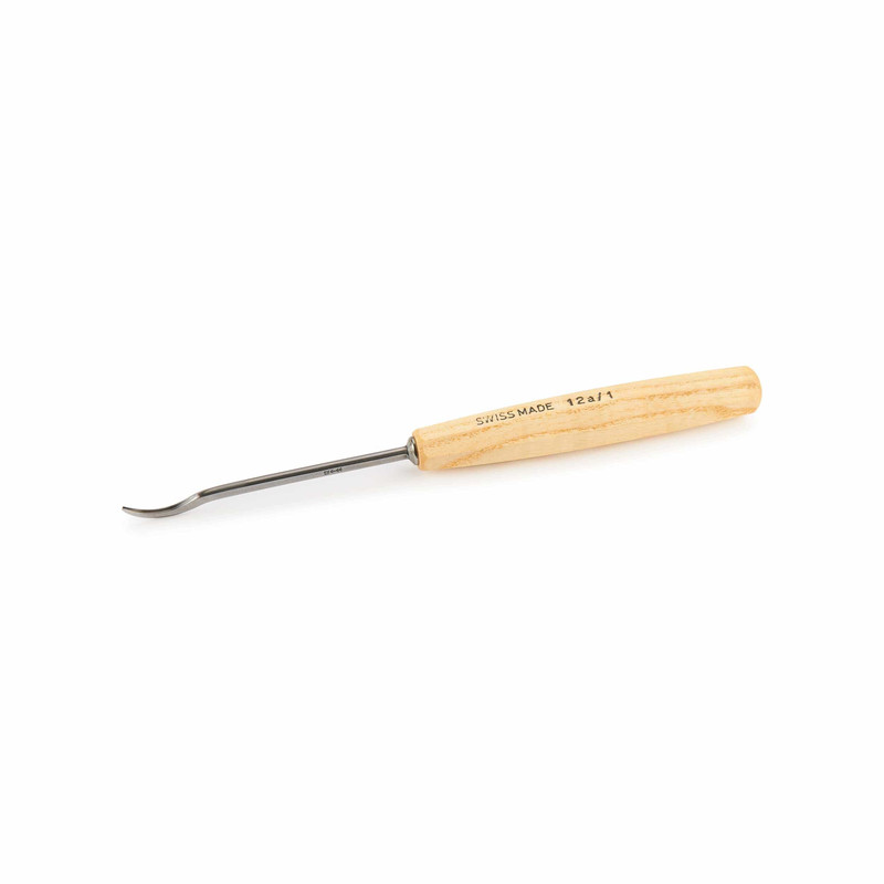 Bent V-Parting Tool - Types:Full Size - Sweep:Number 12 - Size:1 mm